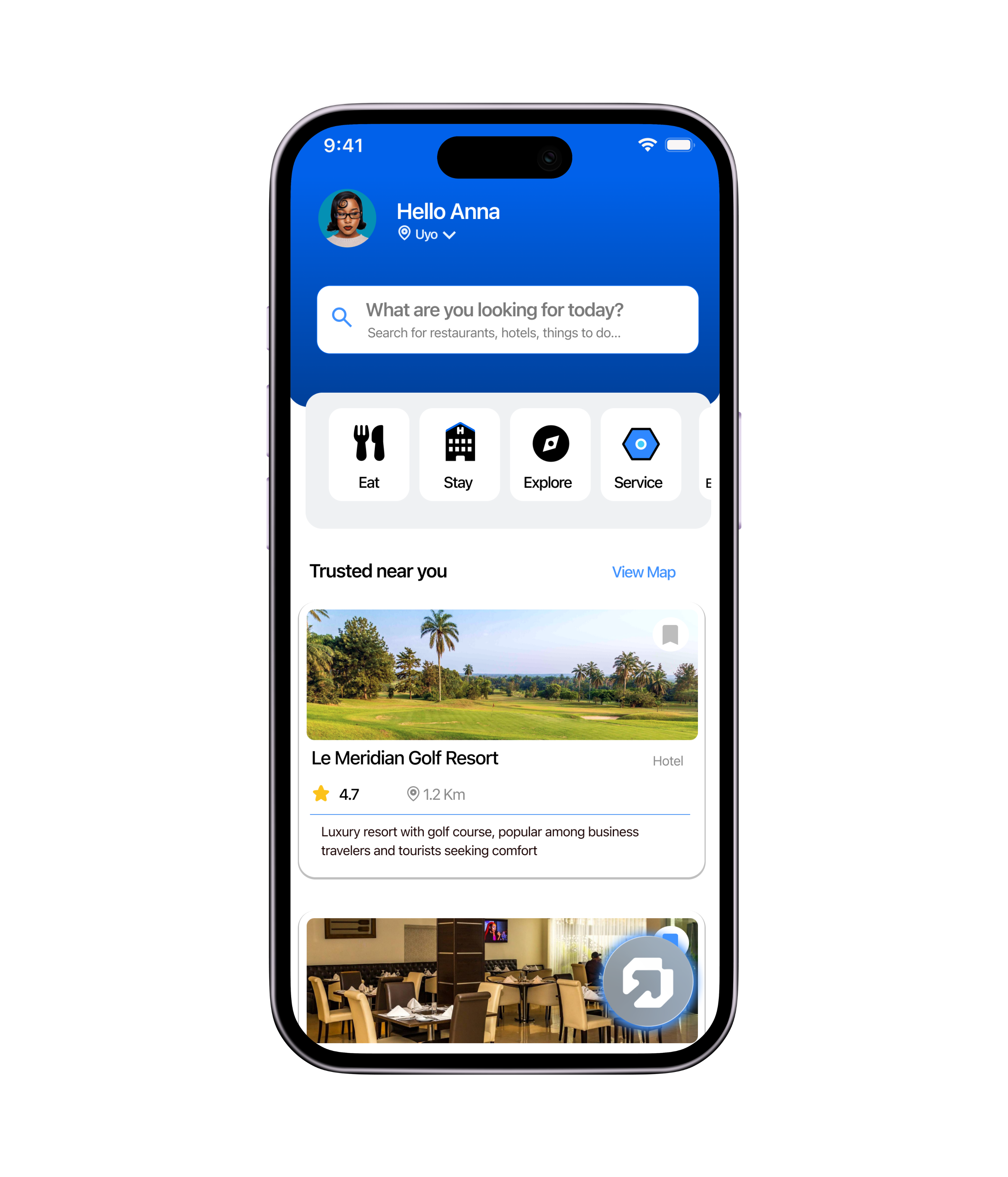 LOCOVA mobile UI